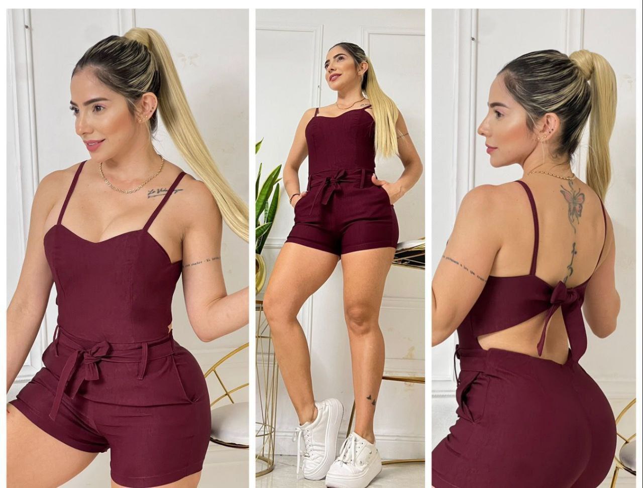 Enterizo shorts