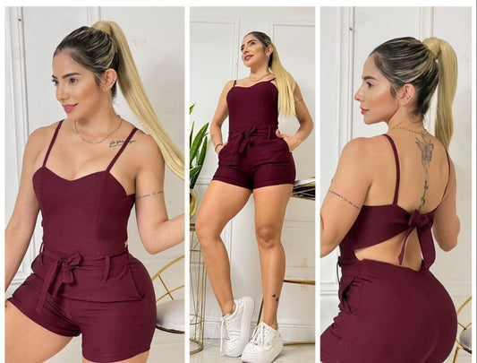 Enterizo shorts