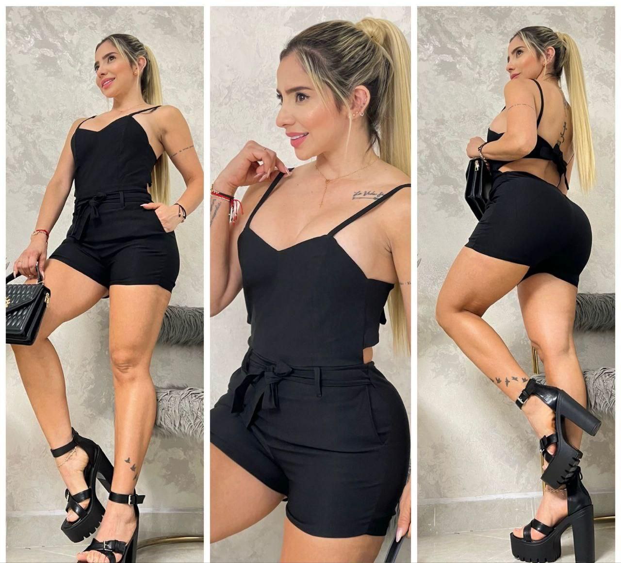 Enterizo shorts