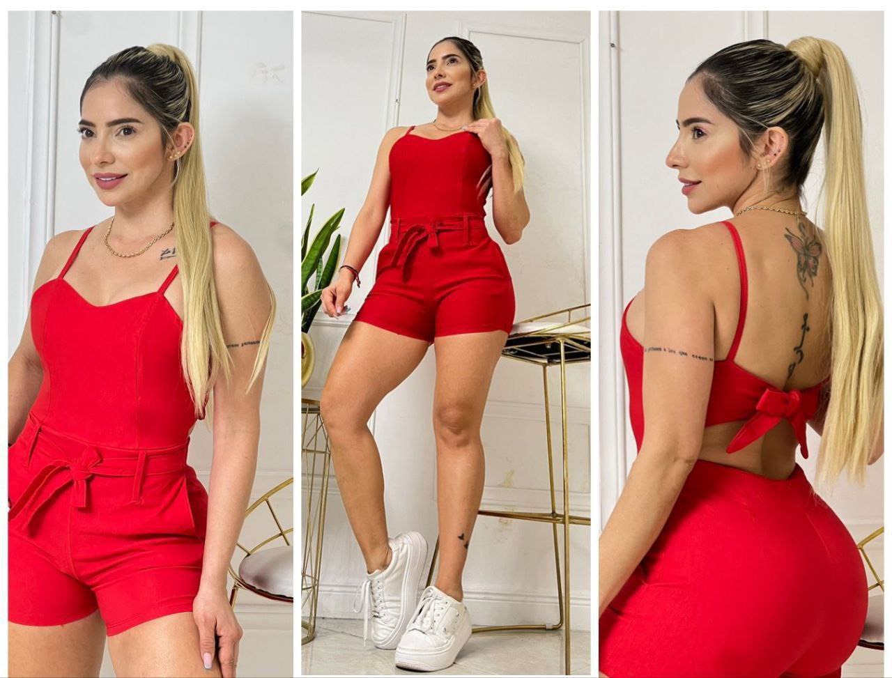 Enterizo shorts